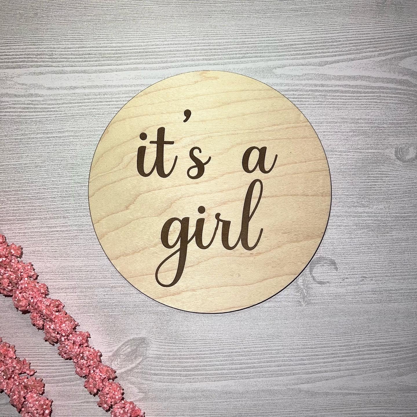 It’s a GIRL