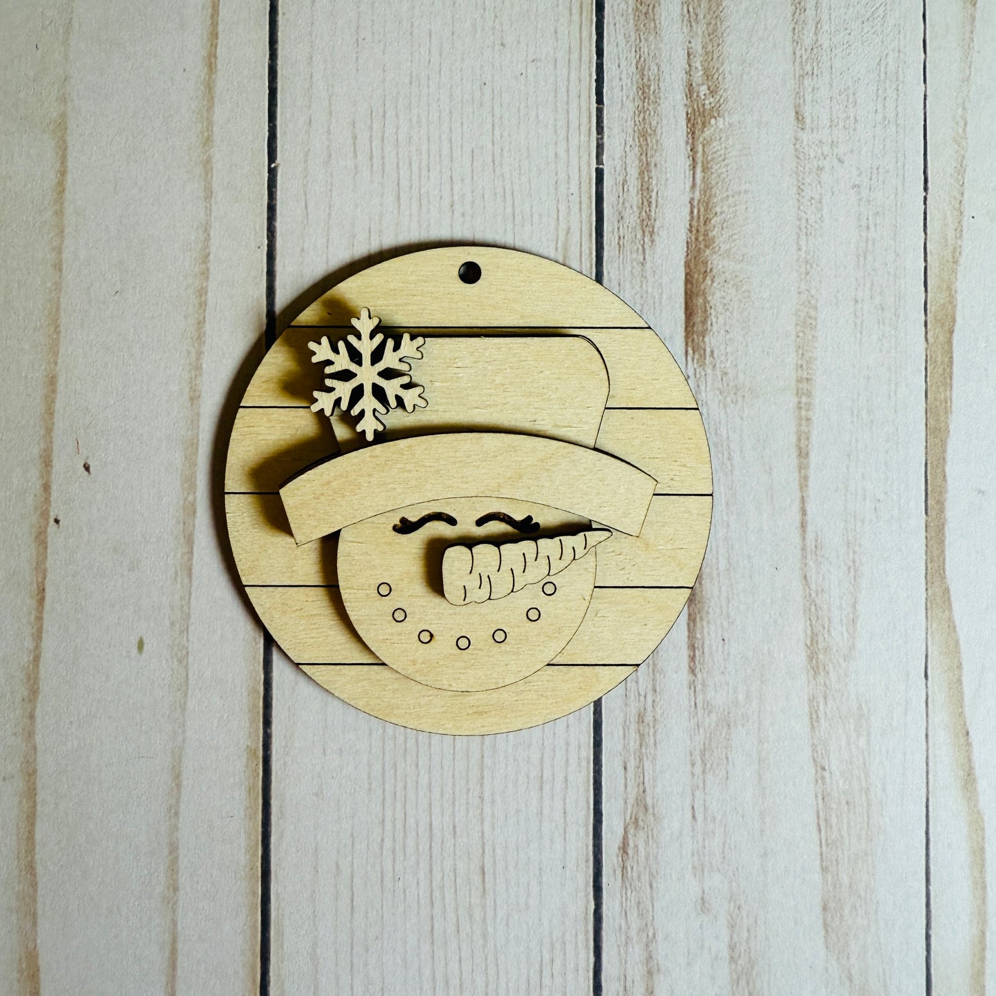 DIY Snowman Ornament