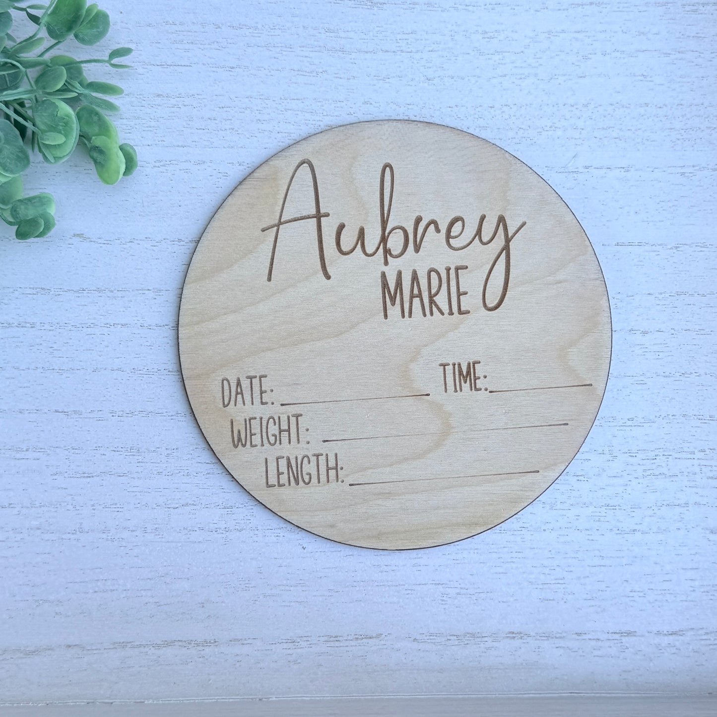 Birth announcement