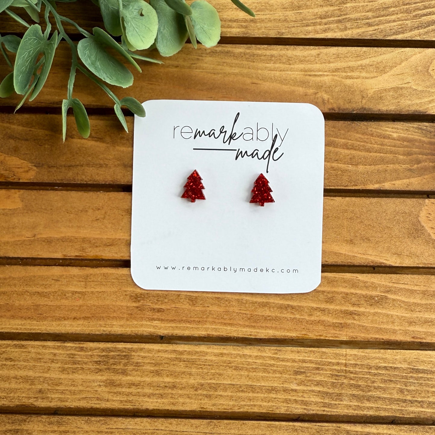 Red Acrylic Trees