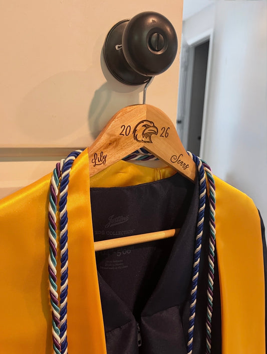 Personalized Wooden Graduation Hanger